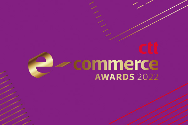 Imagem com tom de premiar ou reconhecer algo que esteja  ligado ao e-commerce promovido pelos CTT.